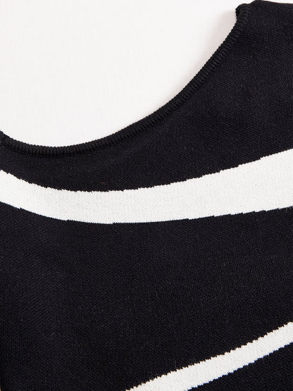 Monochrome Bodycon Dress