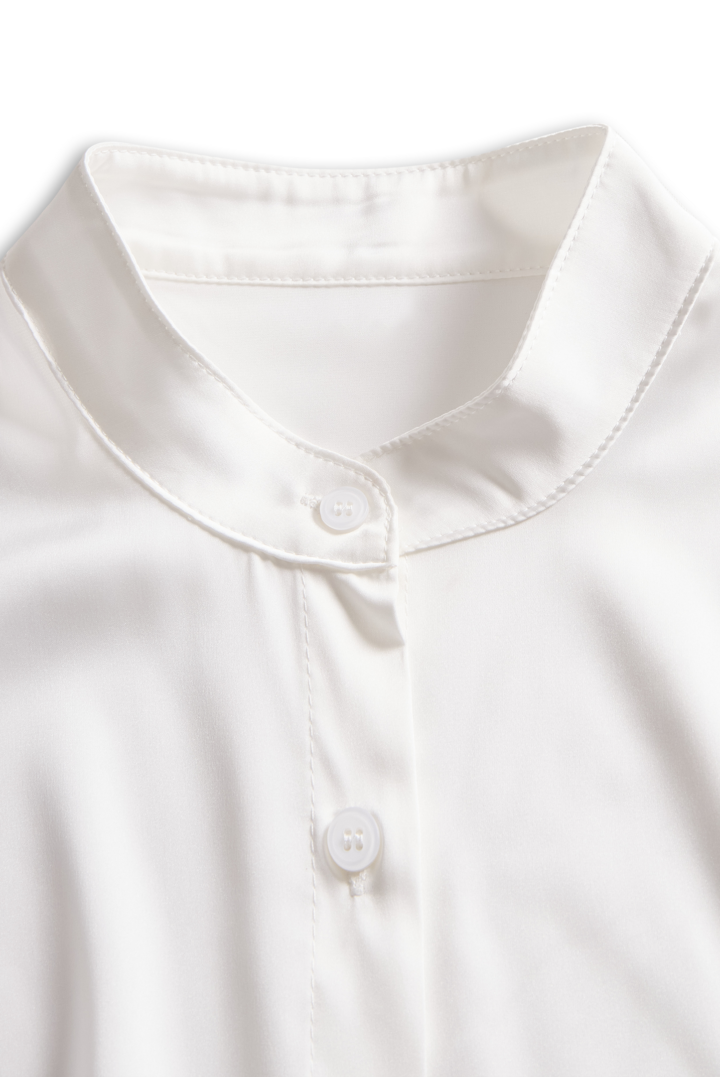 Luxurious Silk Satin Blouse with a Tailored Fit