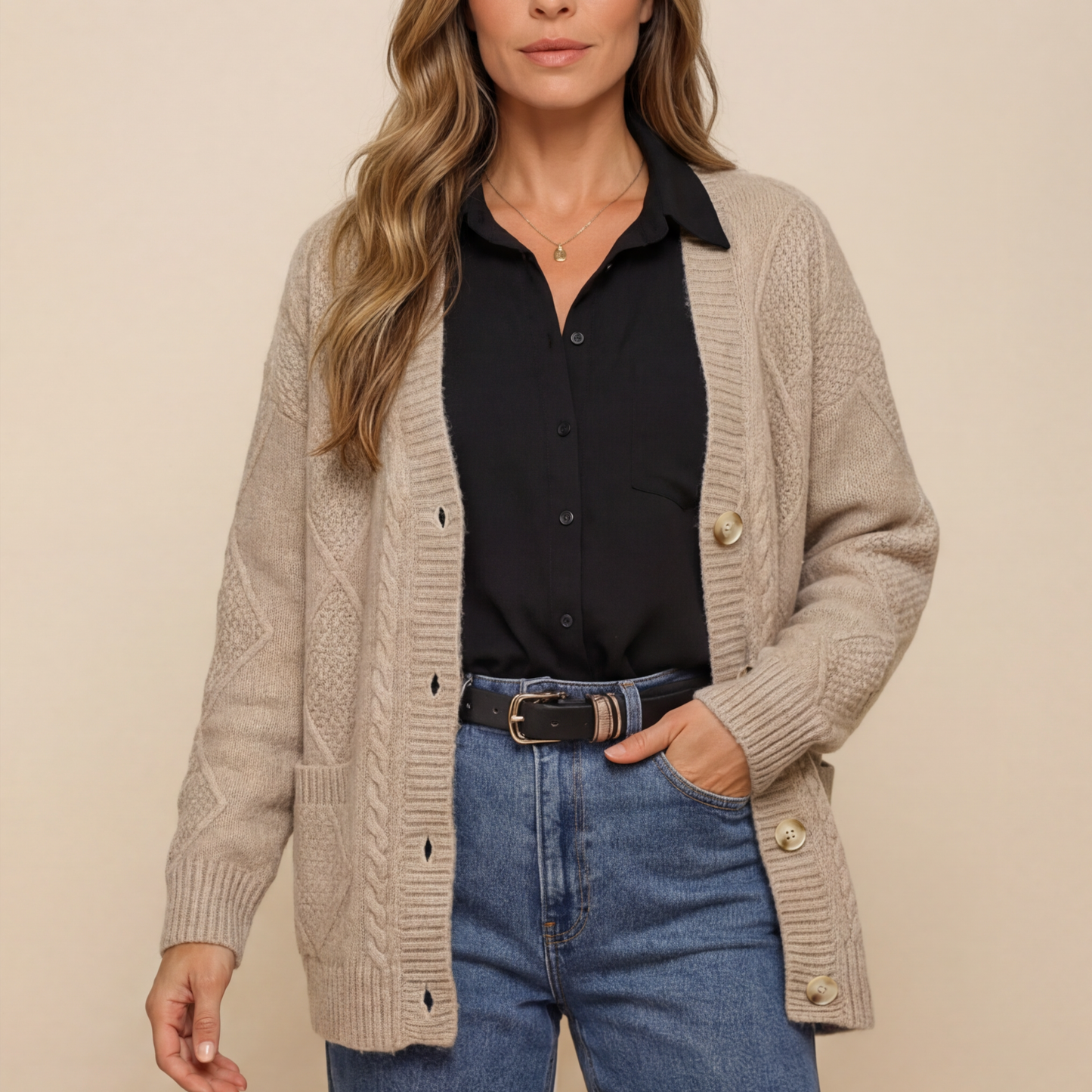 Joselyn Knitted Cardigan by Sofia Amoretti