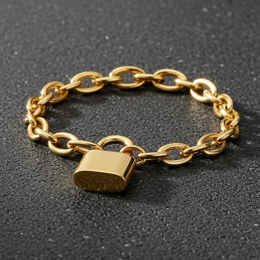 Adjustable Chain Lock Bracelet