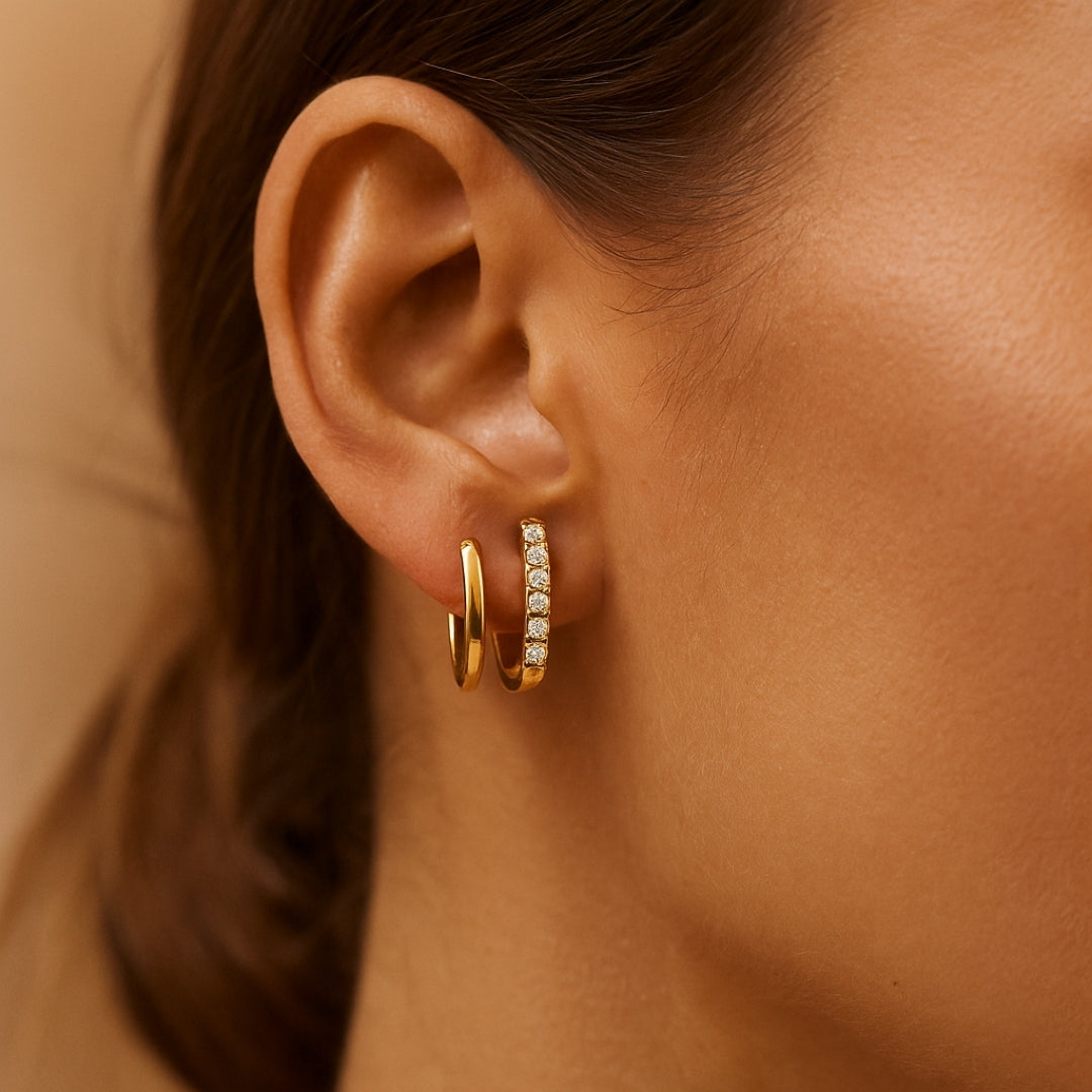 Paw Bright Gold Earrings