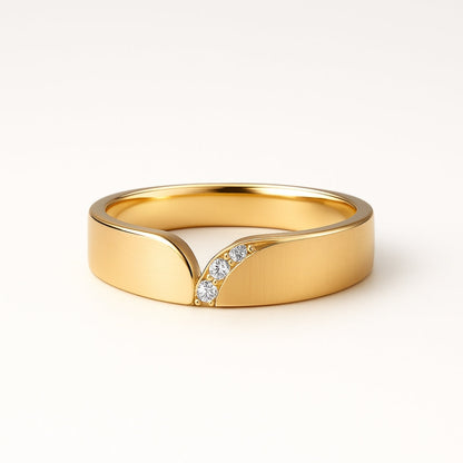 Gold Crystal Valley Ring