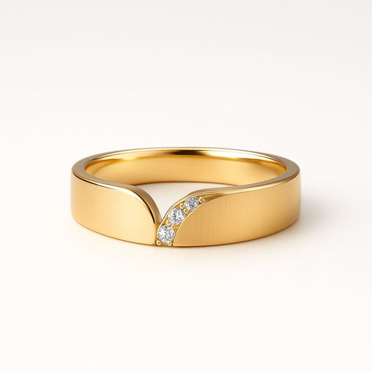 Gold Crystal Valley Ring