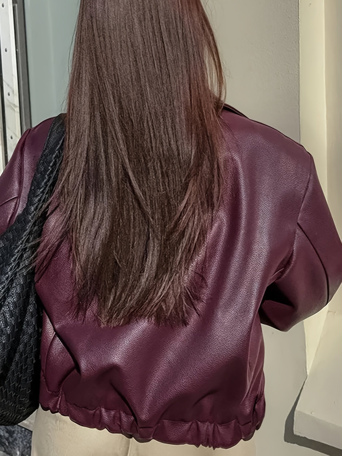 ANNETTE | Veste en cuir vegan élégante