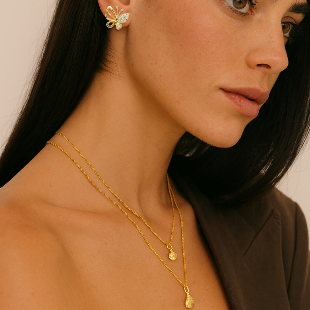 Butterfly Stud Earrings