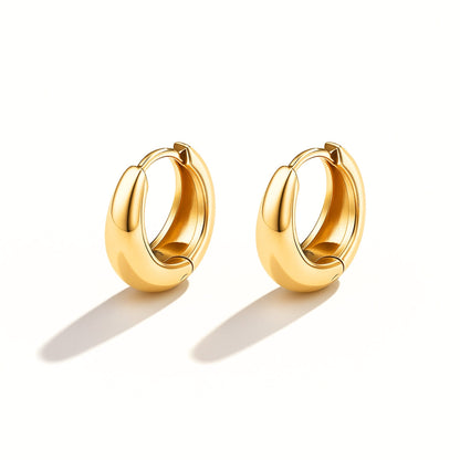 Golden Hoop Earrings