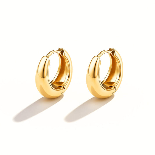 Golden Hoop Earrings