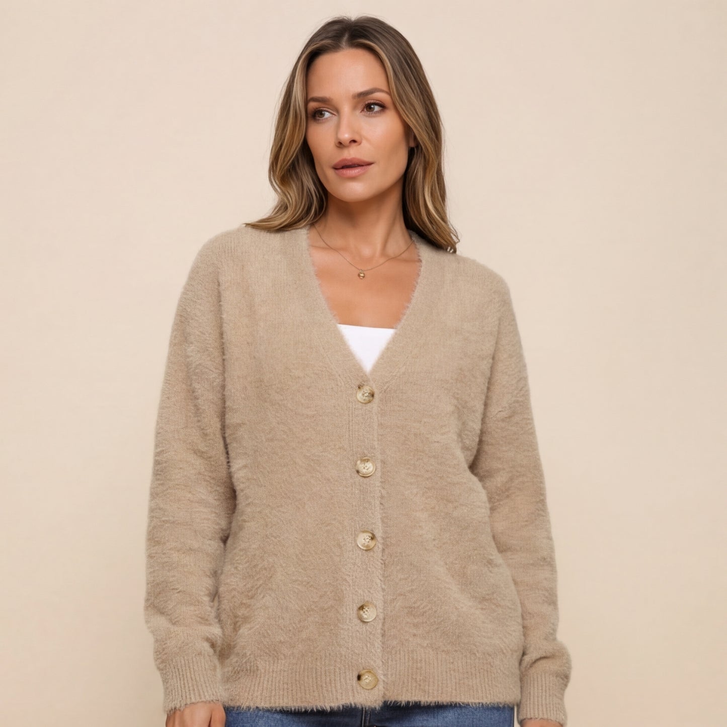 Chloé Montclair Premium Mink Cardigan