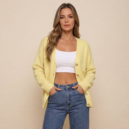 Chloé Montclair Premium Mink Cardigan