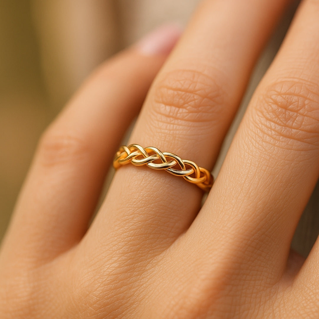 Braided Golden Ring