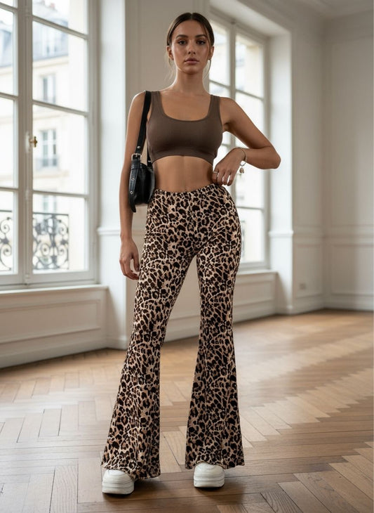 ÉVASÉ  | Pantalon Léopard