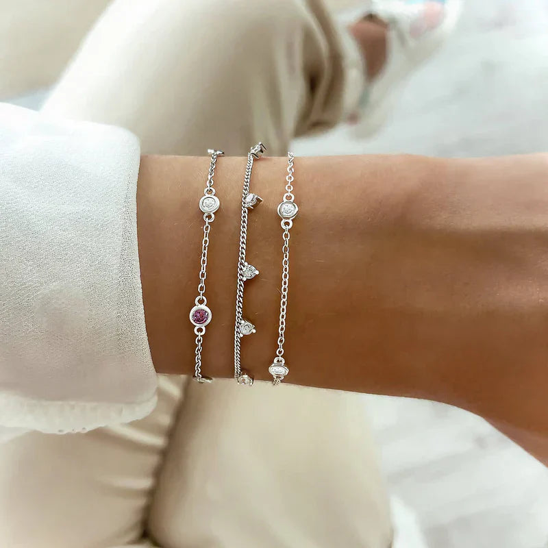 Elegant Four Diamonds Bracelet