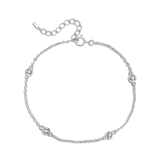 Elegant Four Diamonds Bracelet
