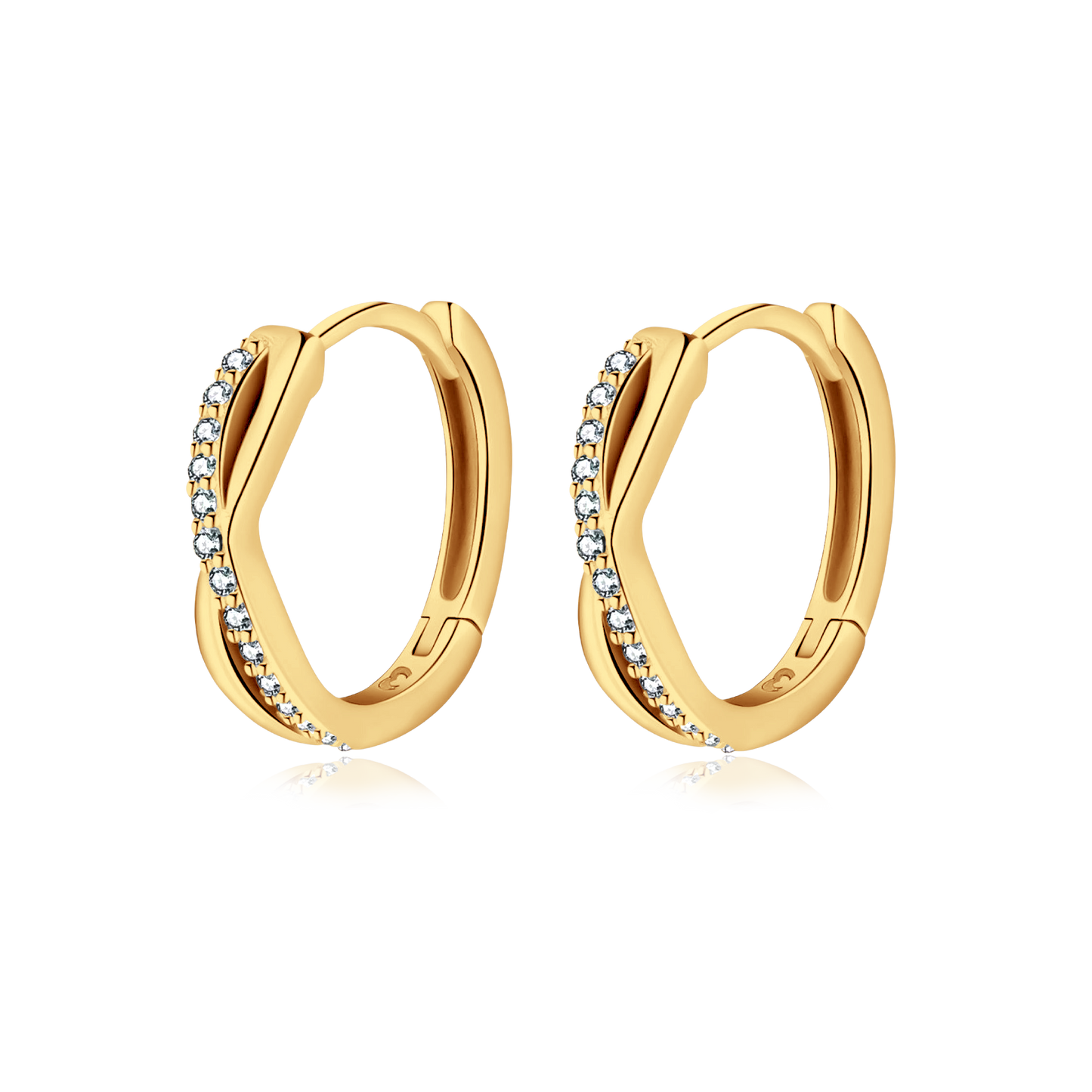 Intertwined Sterling Silver Earrings