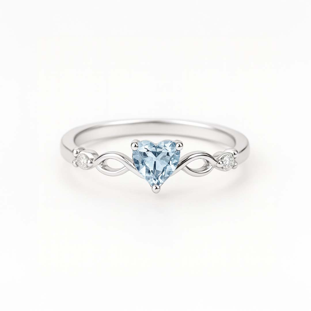 Heart Infinity Ring