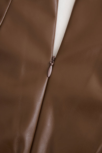 The Leather Bodycon Dress