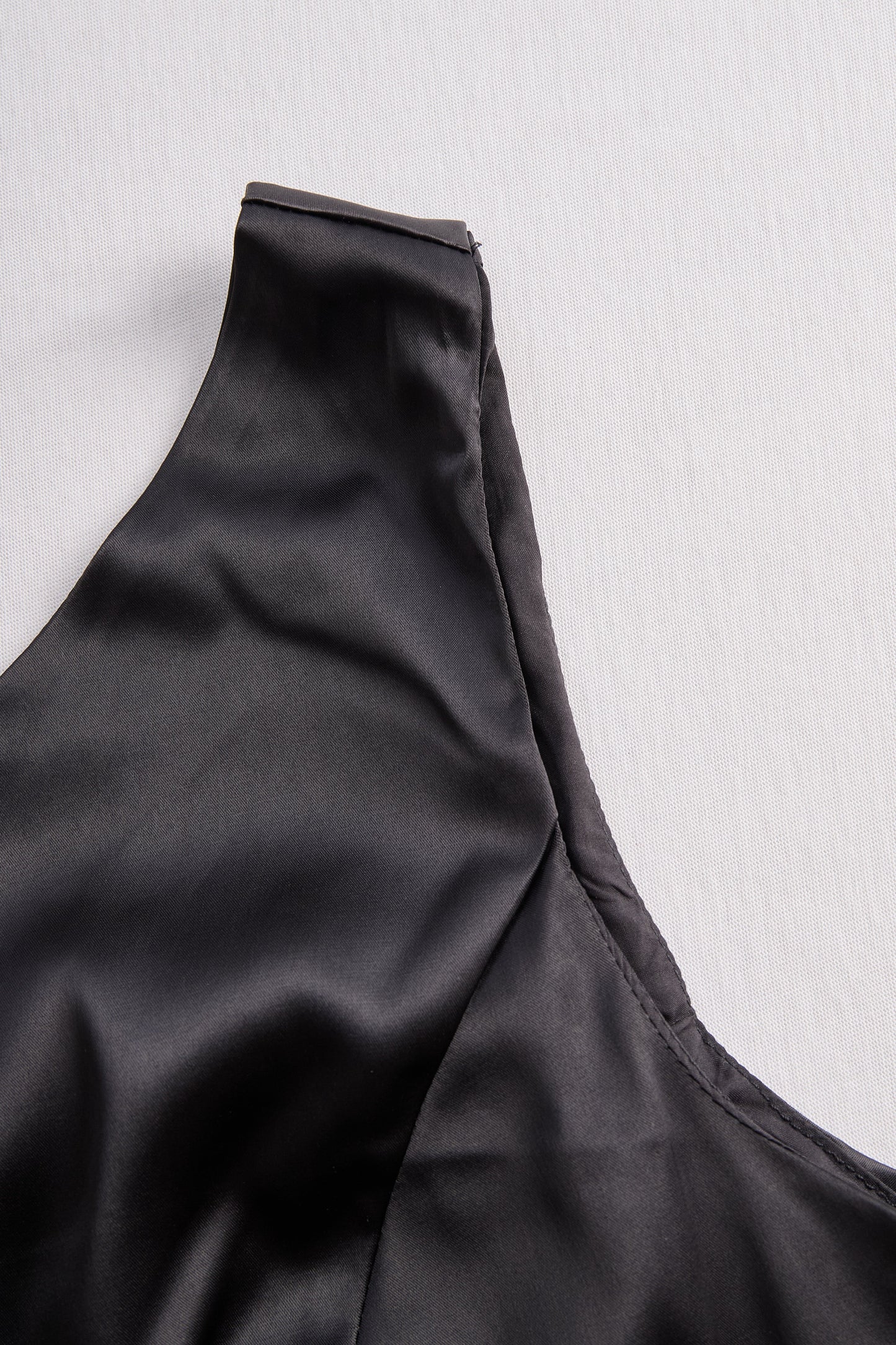 Glamorous Allure One-Shoulder Black Gown