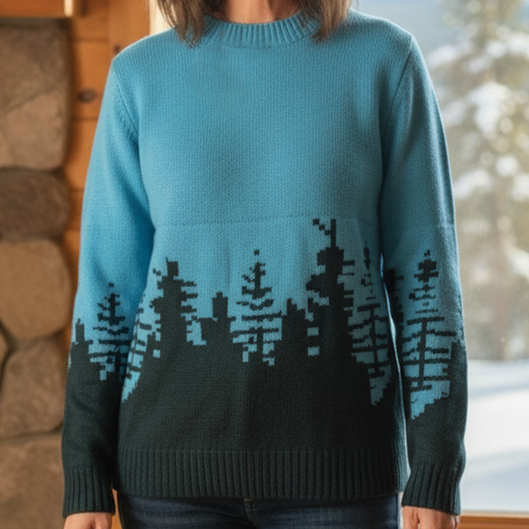 Sacha - Patterned Knit Sweater