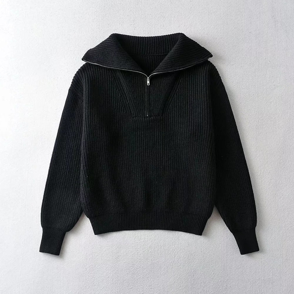 Valentina Rossi's Elegant Winter Sweater