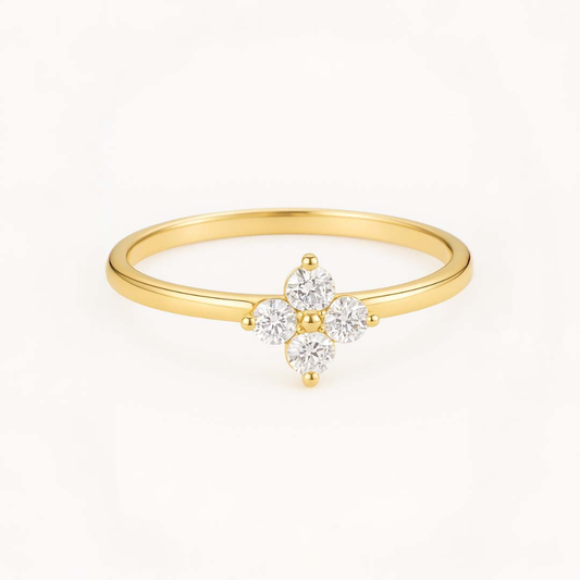 Petite Star Cluster Ring