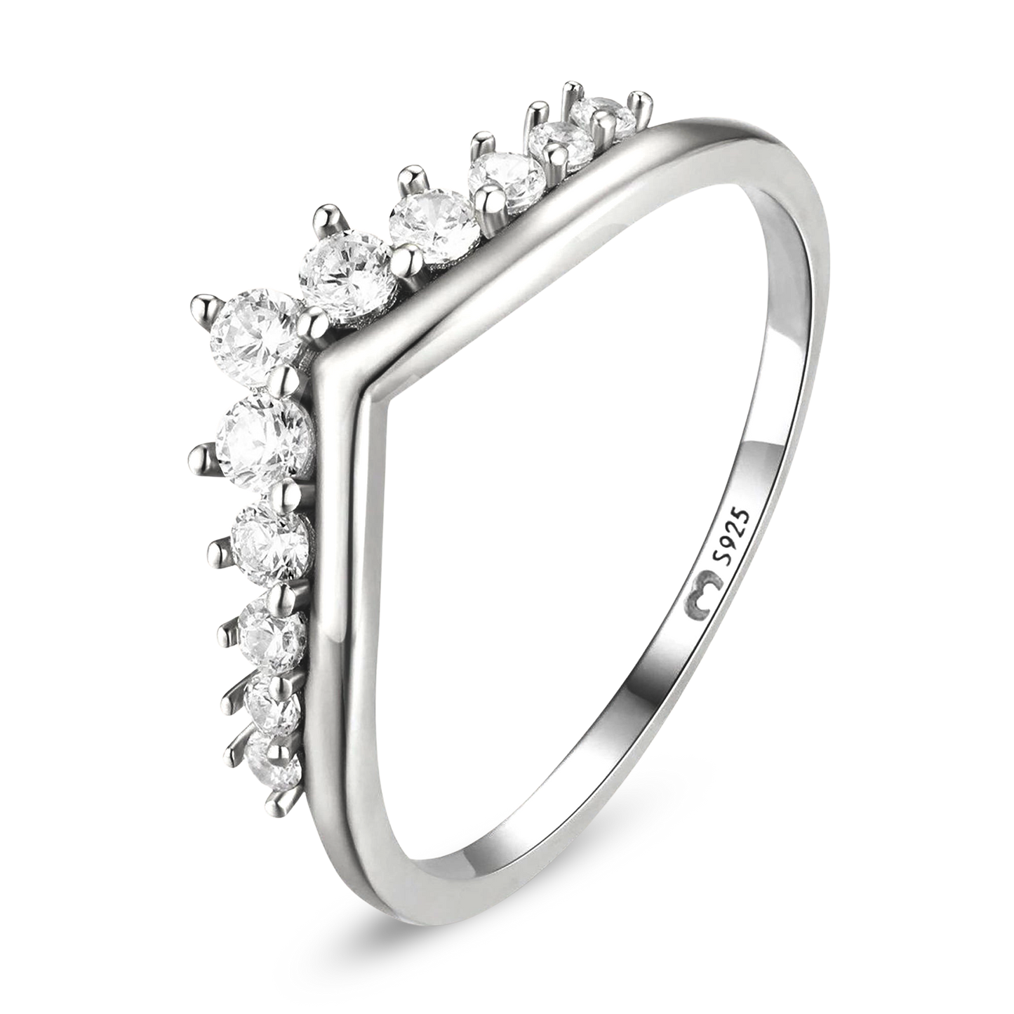 Zirconia Crown Ring