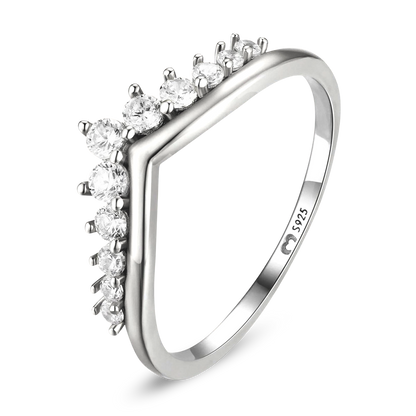 Zirconia Crown Ring