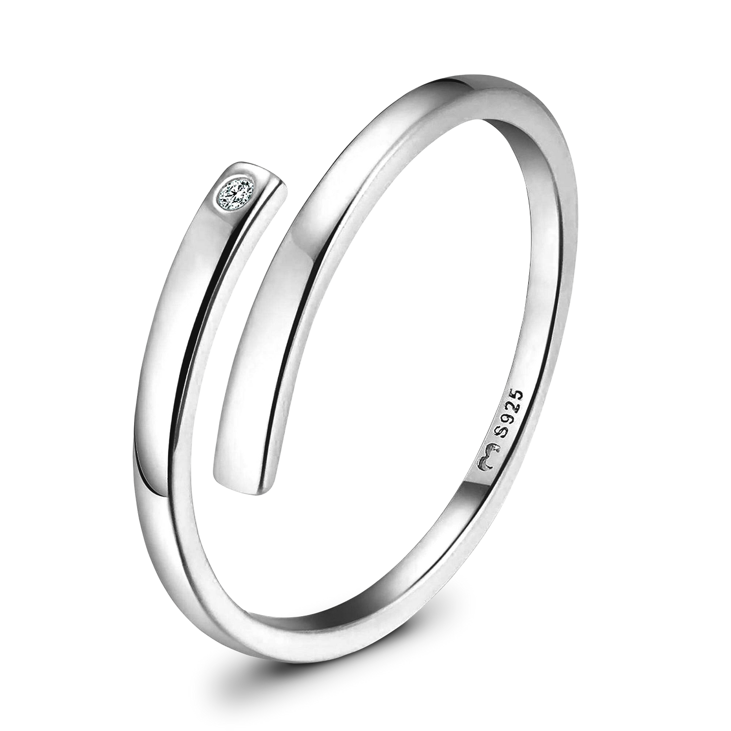 Adjustable Fit Zirconia Ring