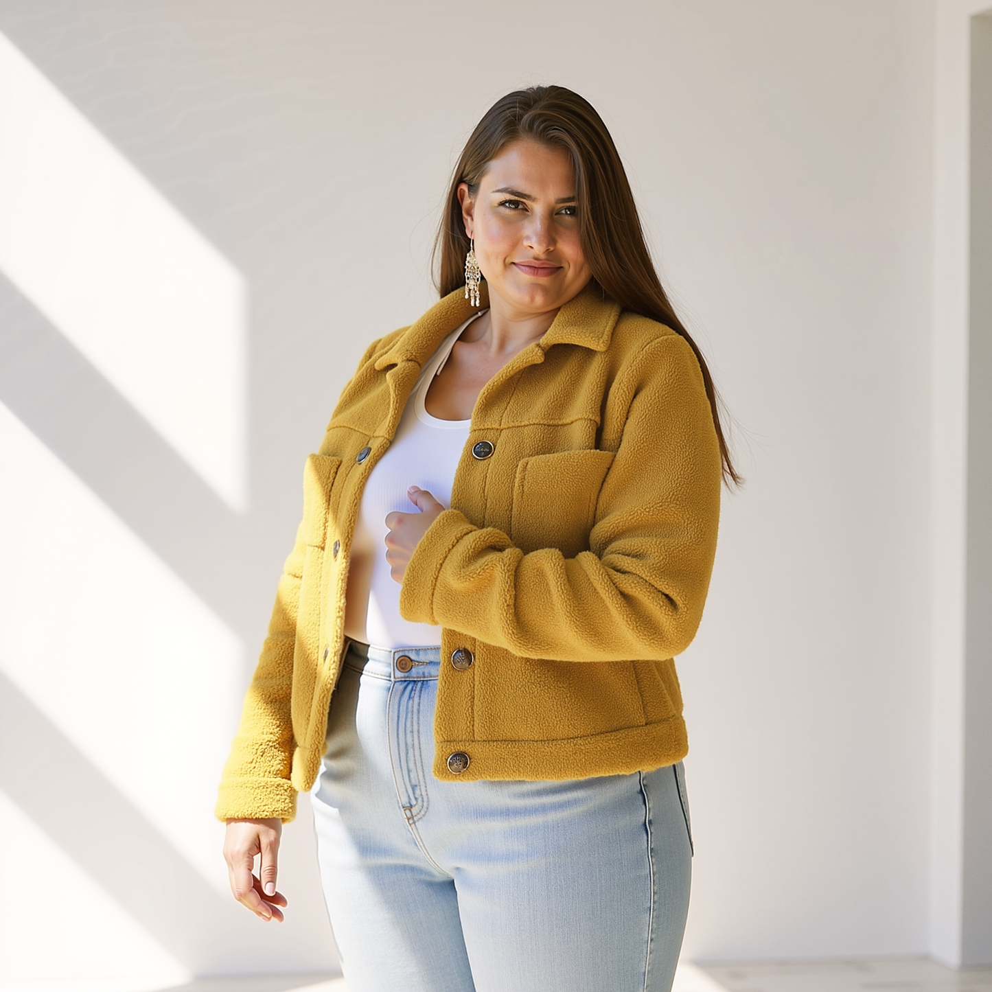 SELINA | Manteau d’automne en polaire