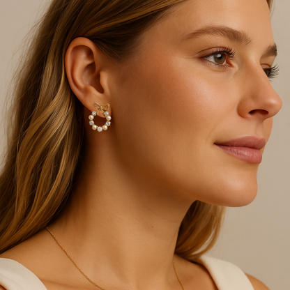 Bow Wreath Earrings
