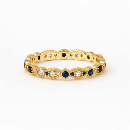 Sapphire Marquise Eternity Ring