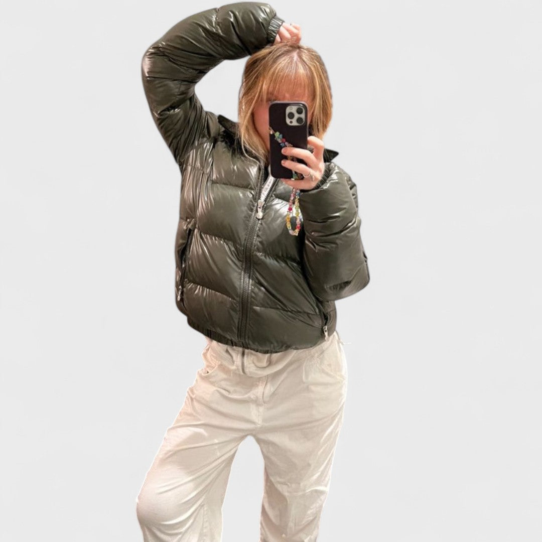 STEP | Doudoune brillante courte