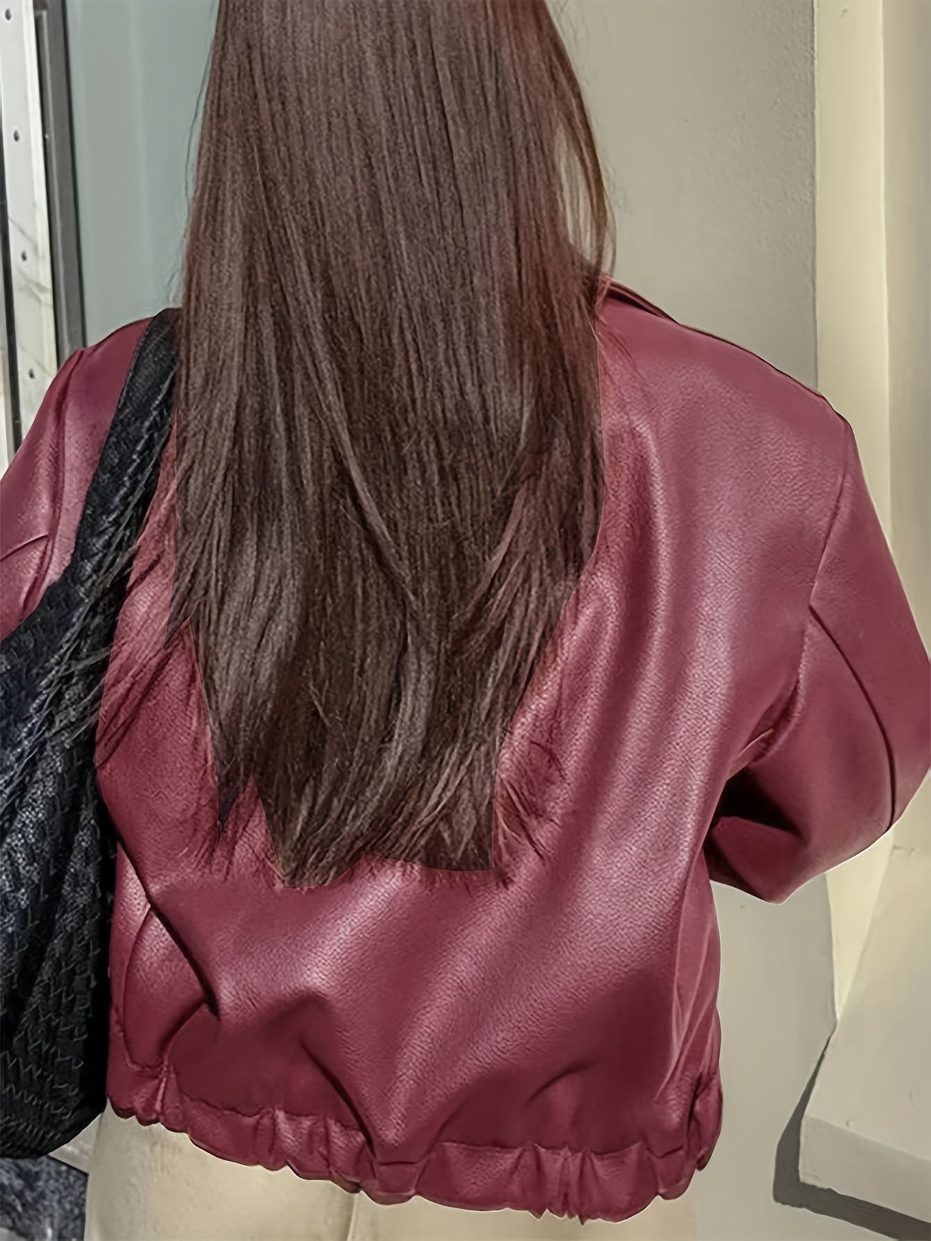 ANNETTE | Veste en cuir vegan élégante