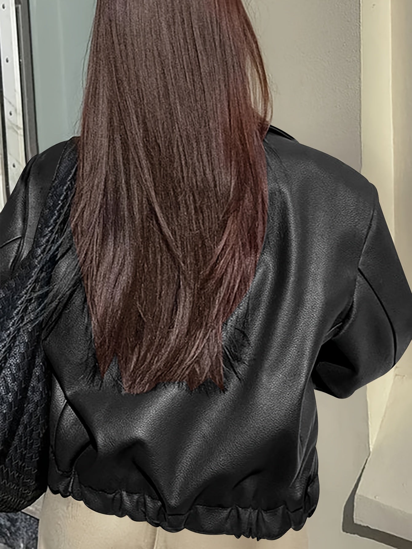 ANNETTE | Veste en cuir vegan élégante