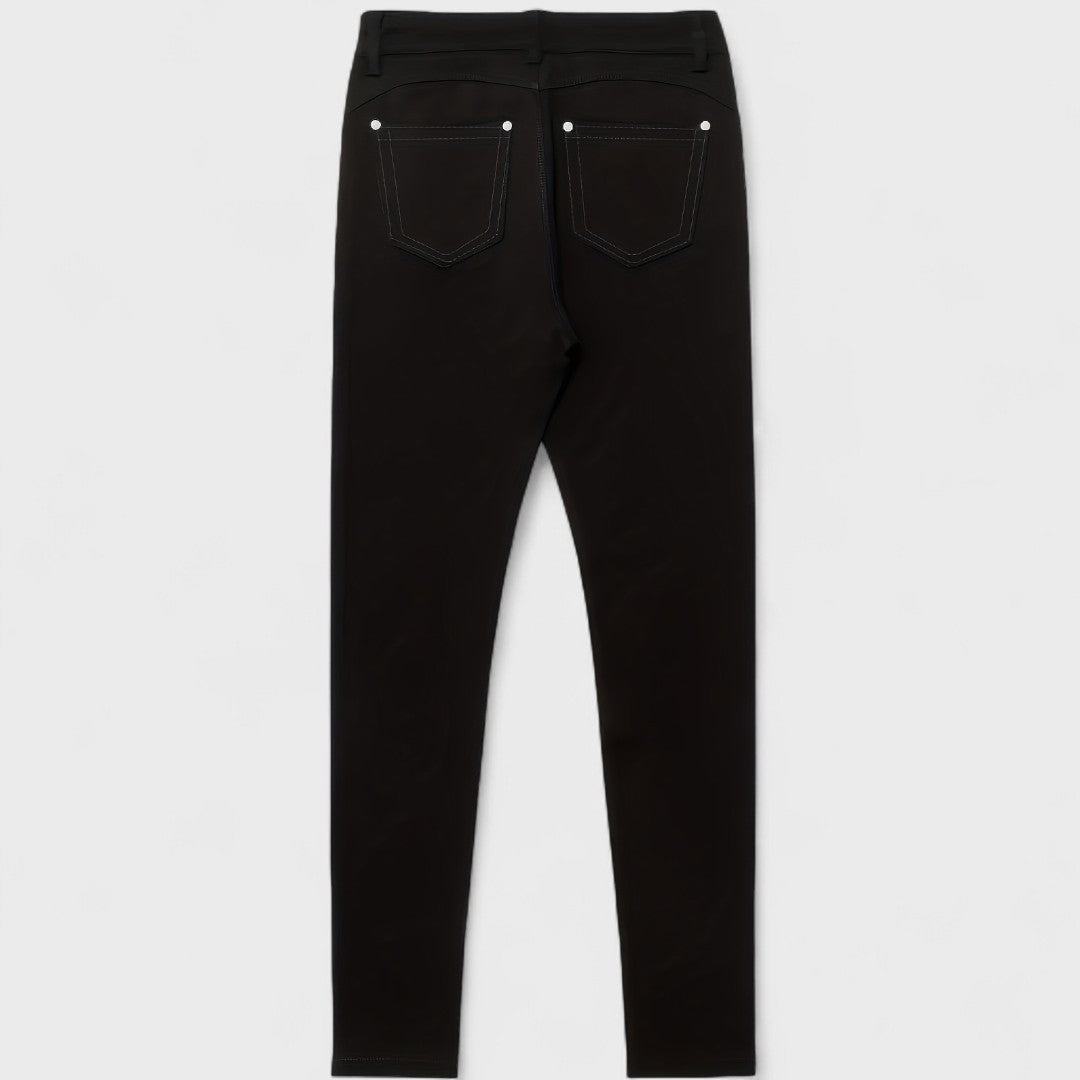 FLORIALE | Jean Noir Taille Haute