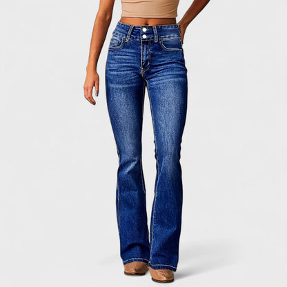 MARYLENE | Jean Évasé Taille Haut