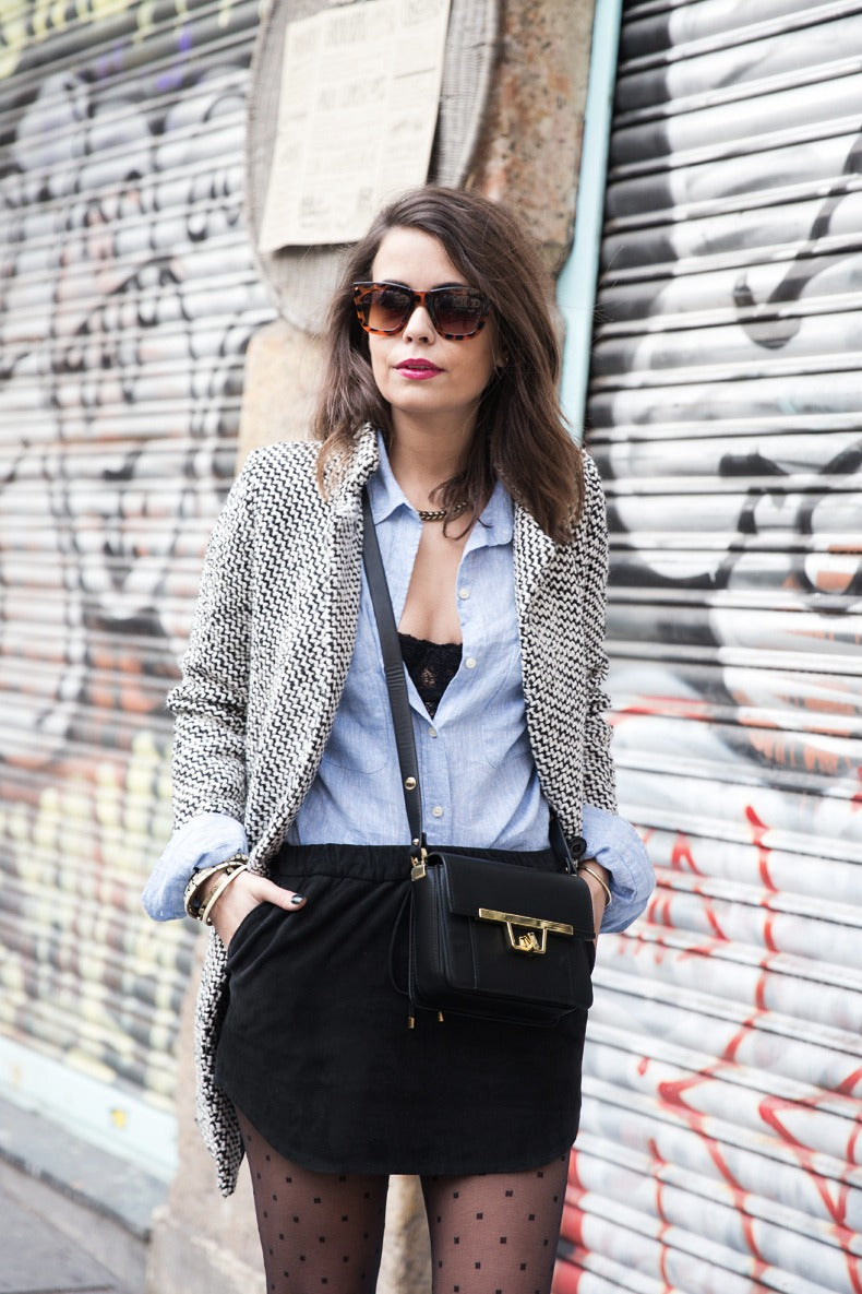 ADELE | Manteau long à col à revers