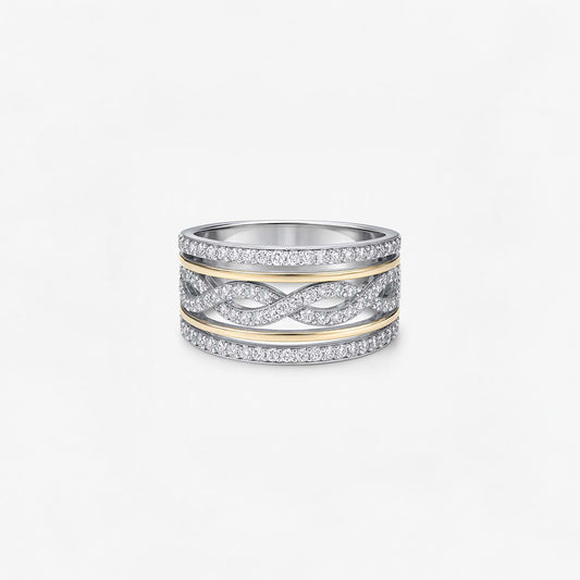 Dual Border Infinity Ring