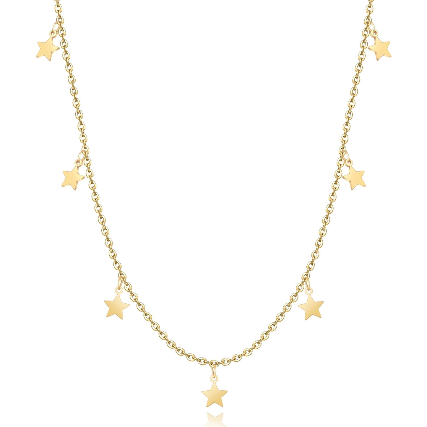 Elegant Stars Pendant Necklace