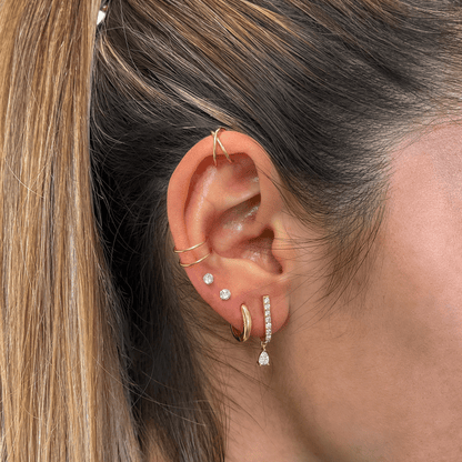 Classic Gold Hoops Earrings