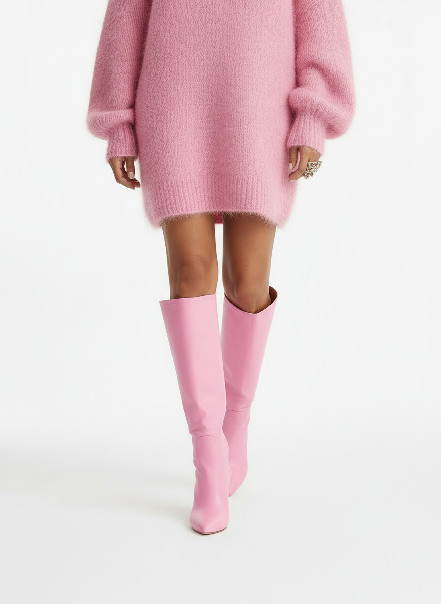 Mohair Knit Dress