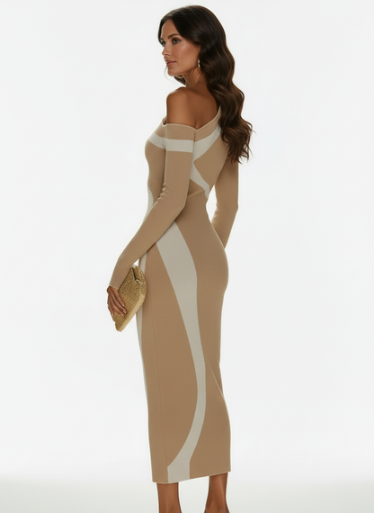 Monochrome Bodycon Dress