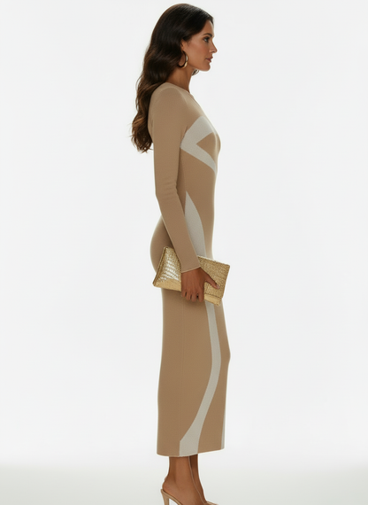 Monochrome Bodycon Dress