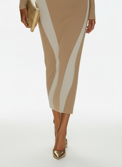 Monochrome Bodycon Dress