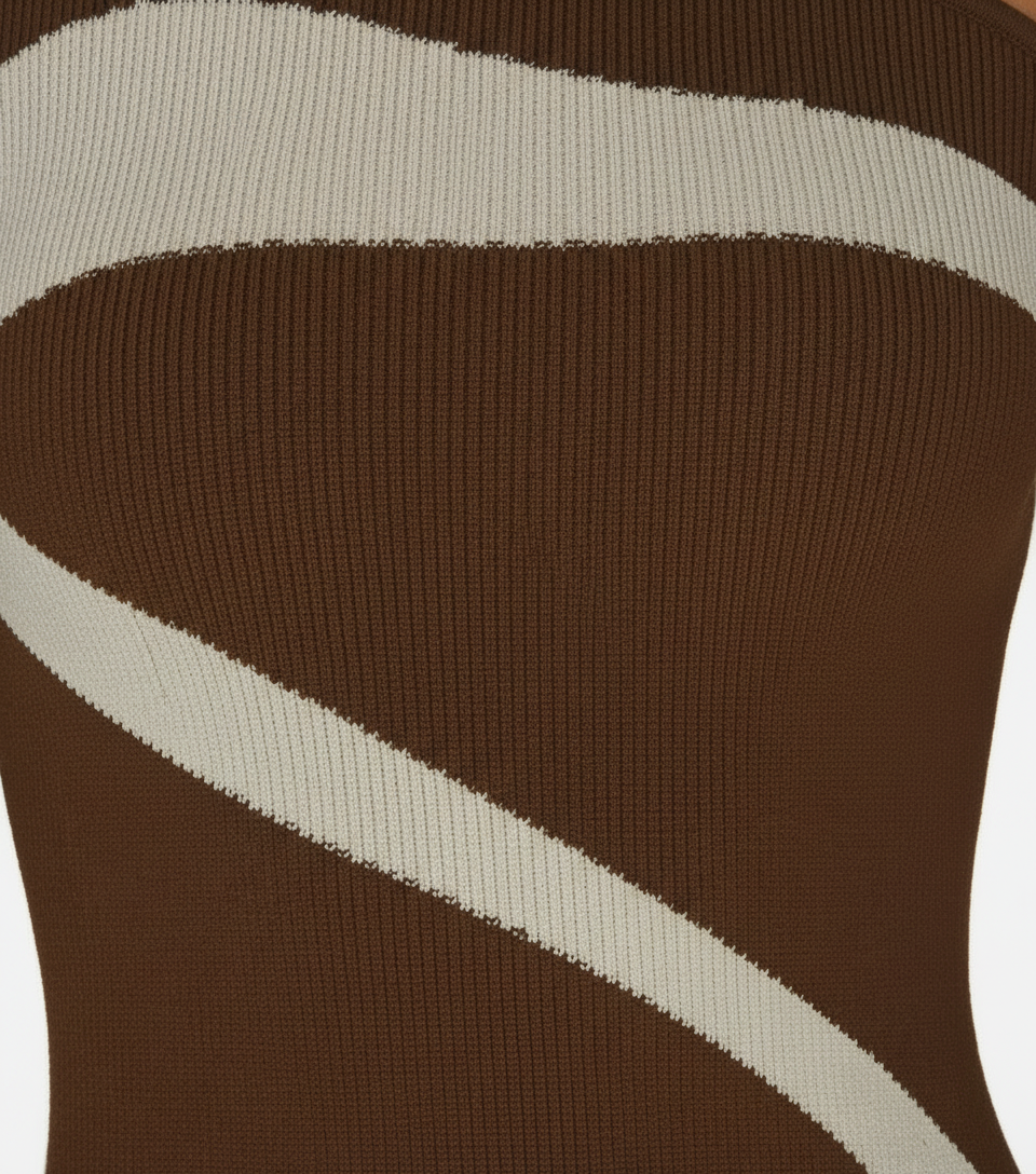 Monochrome Bodycon Dress