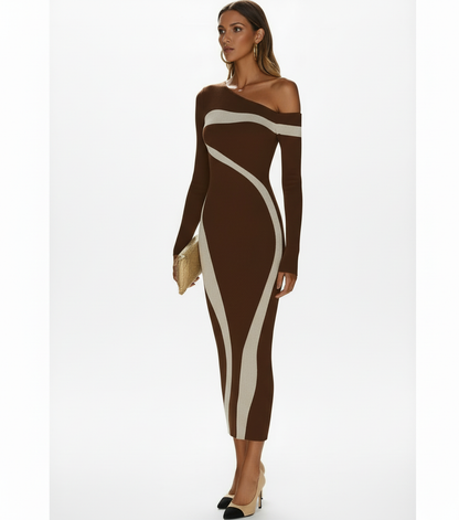 Monochrome Bodycon Dress